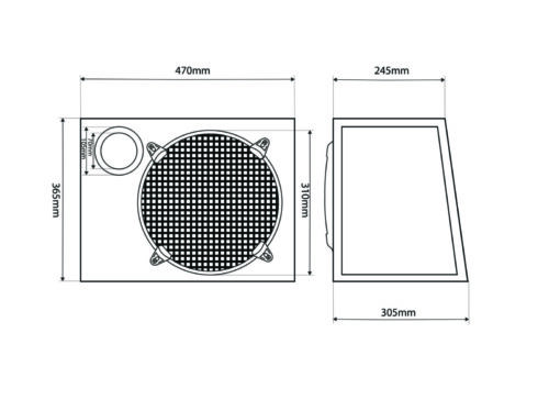 Subwoofer pasywny BLOW-1203 - obrazek 2